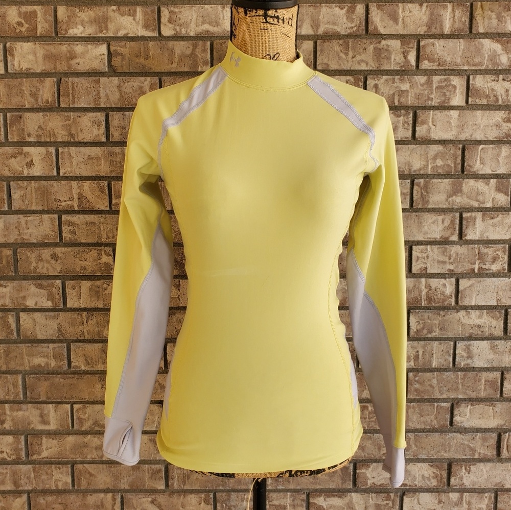 Under armour base layer womens pale green color